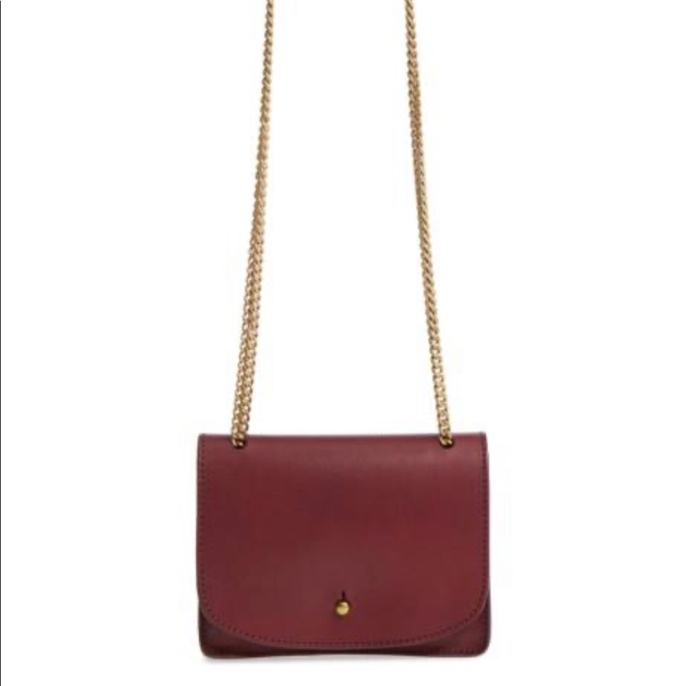 Madewell Chain Leather Crossbody Bag